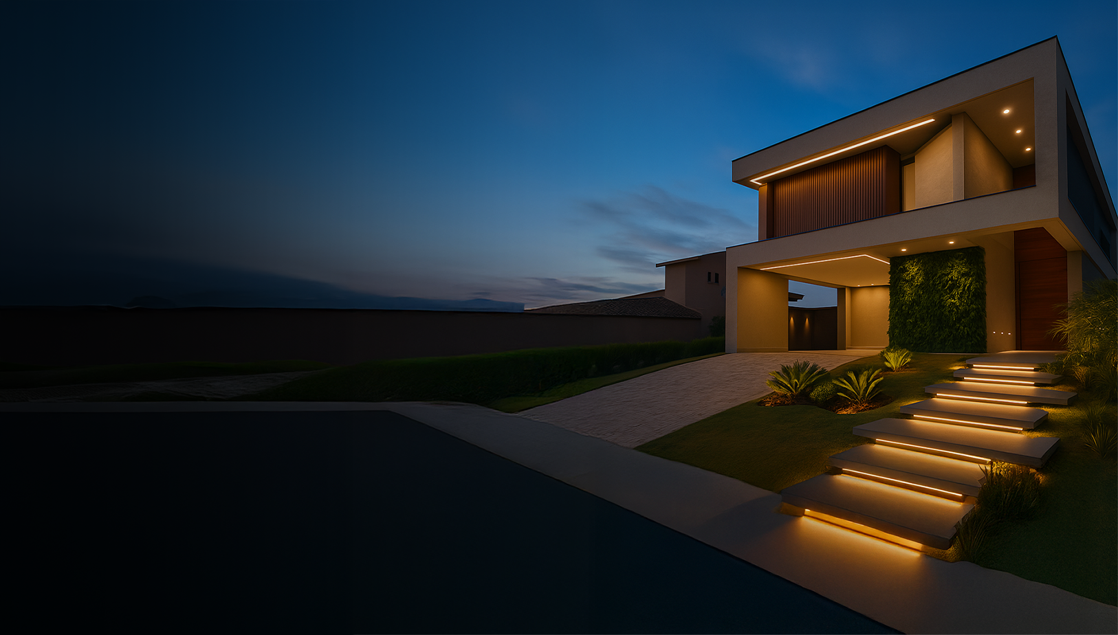 Casa moderna de alto padrão da Up Casas